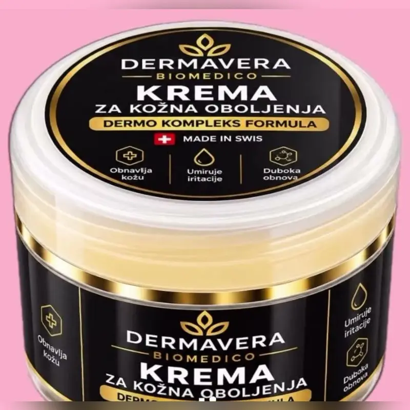 Crna teglica Dermavera krema sa zlatnom etiketom, Dermo kompleks formula